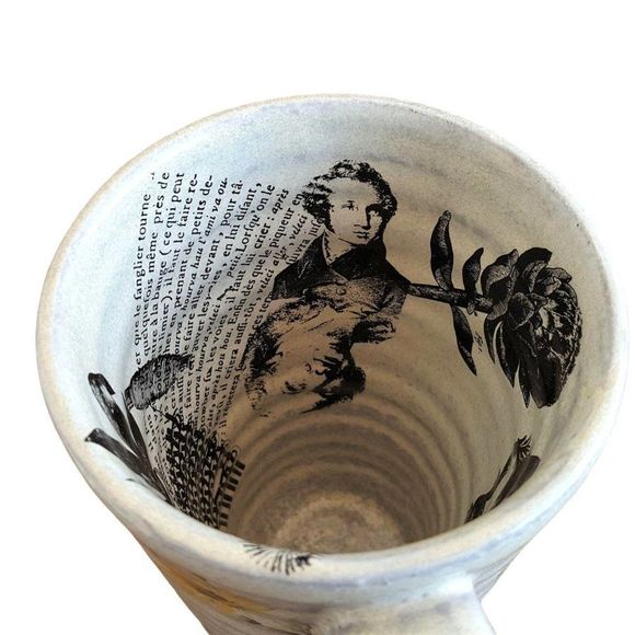 Large Handmade Mug, Ceramic Mug, Desk Organizer - Picture 2 of 8